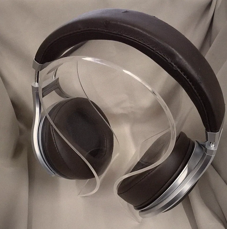 Denon AH-D5200 Over-Ear Kopfhörer Holz mit Box Kabel Zubehör Gut Japan...