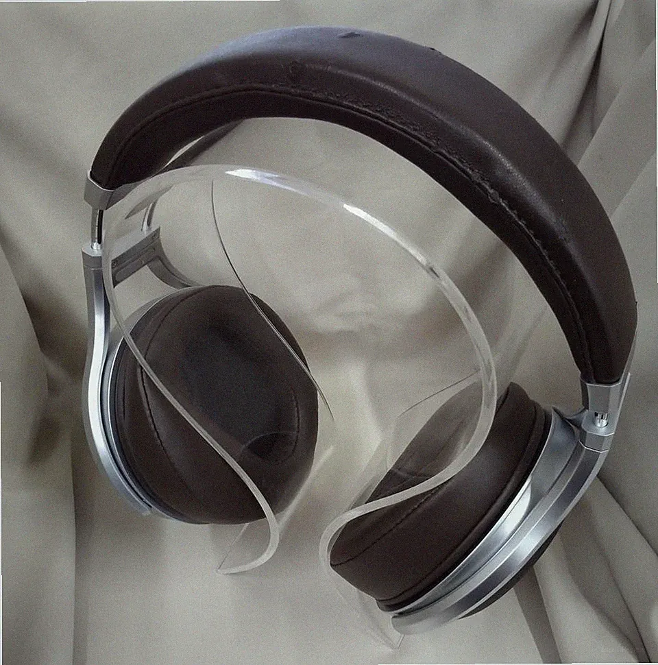 Denon AH-D5200 Over-Ear Kopfhörer Holz mit Box Kabel Zubehör Gut Japan Kosten...