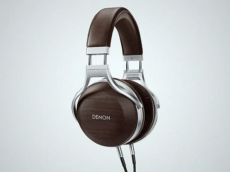 Denon AH-D5200 Zebraholz Braun Over-Ear Premium Kopfhörer Japan