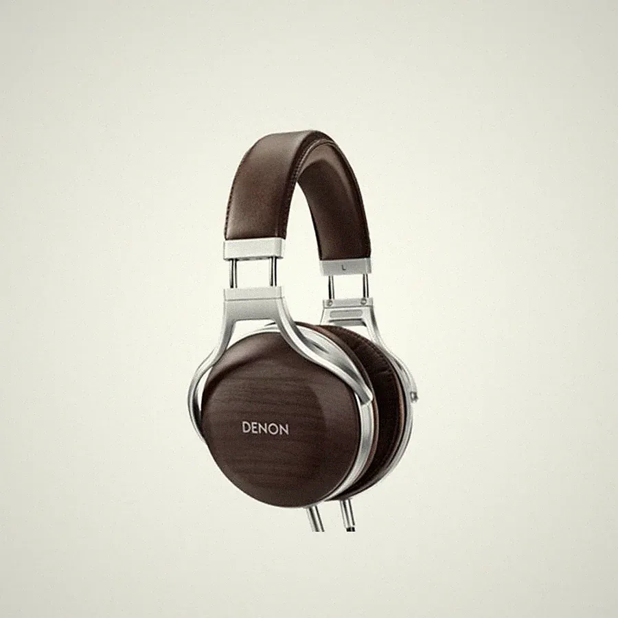 DENON AH-D5200 Zebraholz Gehäuse Over-Ear Kopfhörer AHD5200EM NEU von Jpn