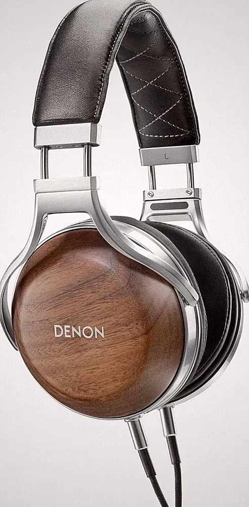 DENON AH-D7200 Over Ear Kopfhörer hochauflösend Walnuss Holzmaserung