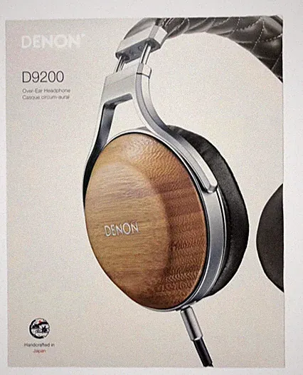 Denon AH-D9200 Bambus Over-Ear Premium Kopfhörer AUS JAPAN NEU