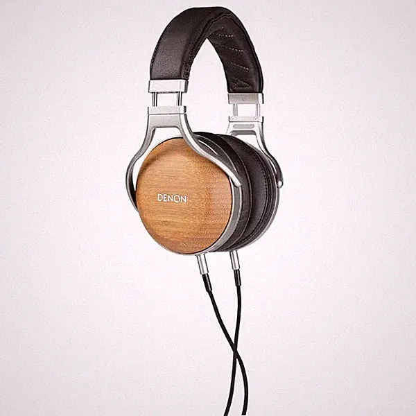 DENON AH-D9200 Geschlossener Over-Ear Kopfhörer 50 mm Bambus Handgefertigt in...