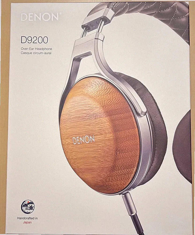 Denon AH-D9200 Hi-End Kopfhörer Flagship Bambus geschlossen