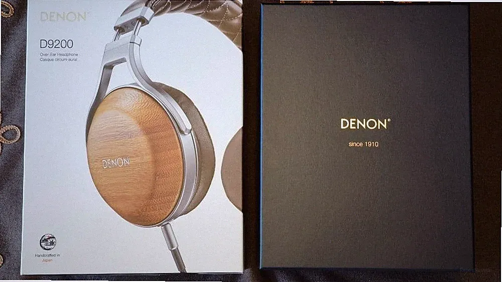 DENON AH-D9200 Hi Res Over Ear Kopfhörer Bambus Holz 2 Kabel Handarbeit