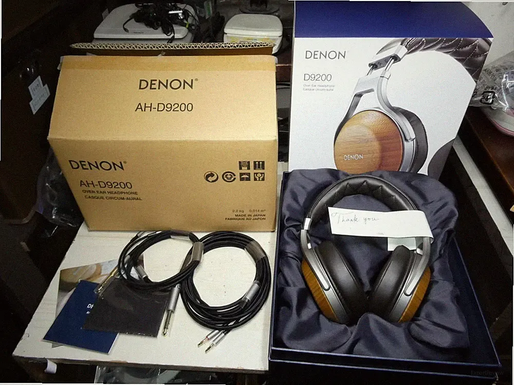 Denon AH-D9200 Over Ear Kopfhörer Bambus Handarbeit Geschmack Gebraucht Aus...
