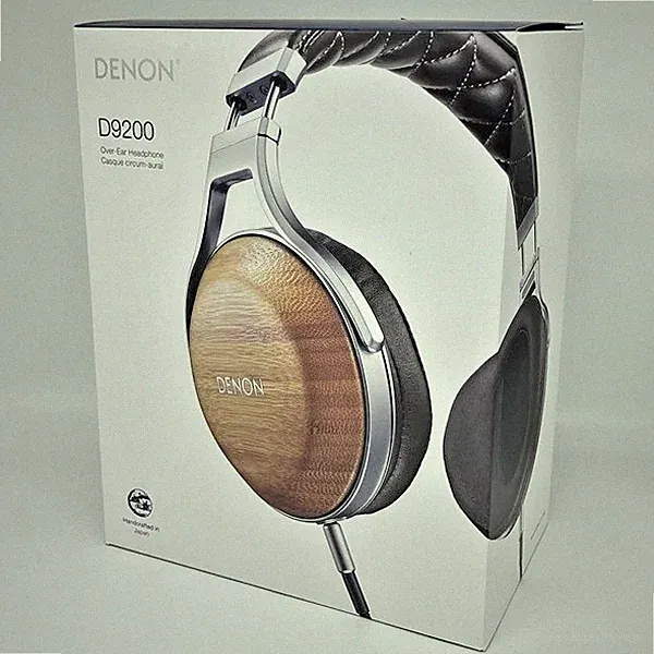 Denon AH-D9200EM Hi-Res geschlossen dynamische Kopfhörer Bambus Gehäuse Box K...