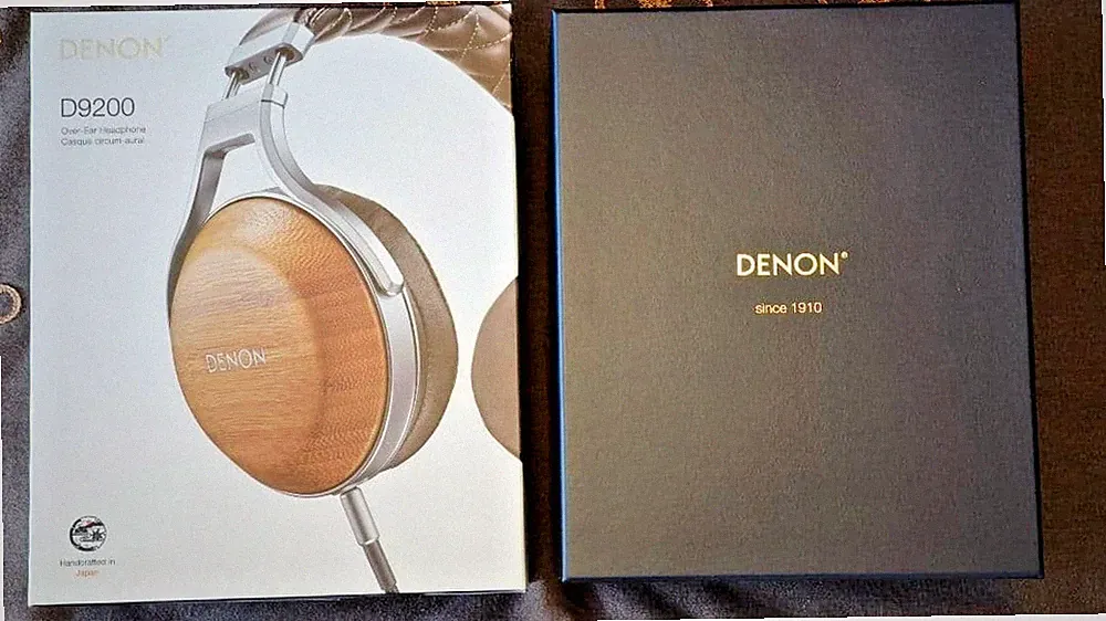 Denon AH-D9200EM Hi-Res geschlossene dynamische Kopfhörer Bambusgehäuse...