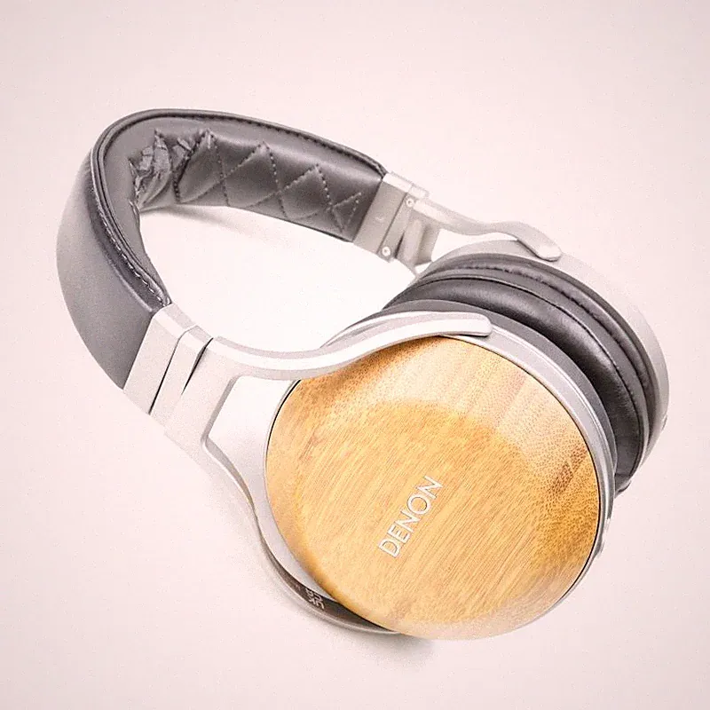 Denon AH-D9200EM Over-Ear Kopfhörer Hi-Res Audio mit Premium Holzgehäuse gebr...