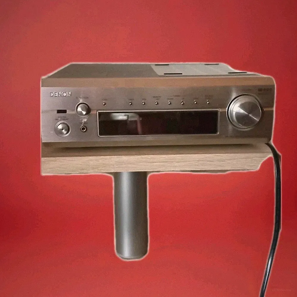 Denon DRA-295 Stereo Receiver 2-Kanal Radio Silber RCA Coax Digital Kopfhörer