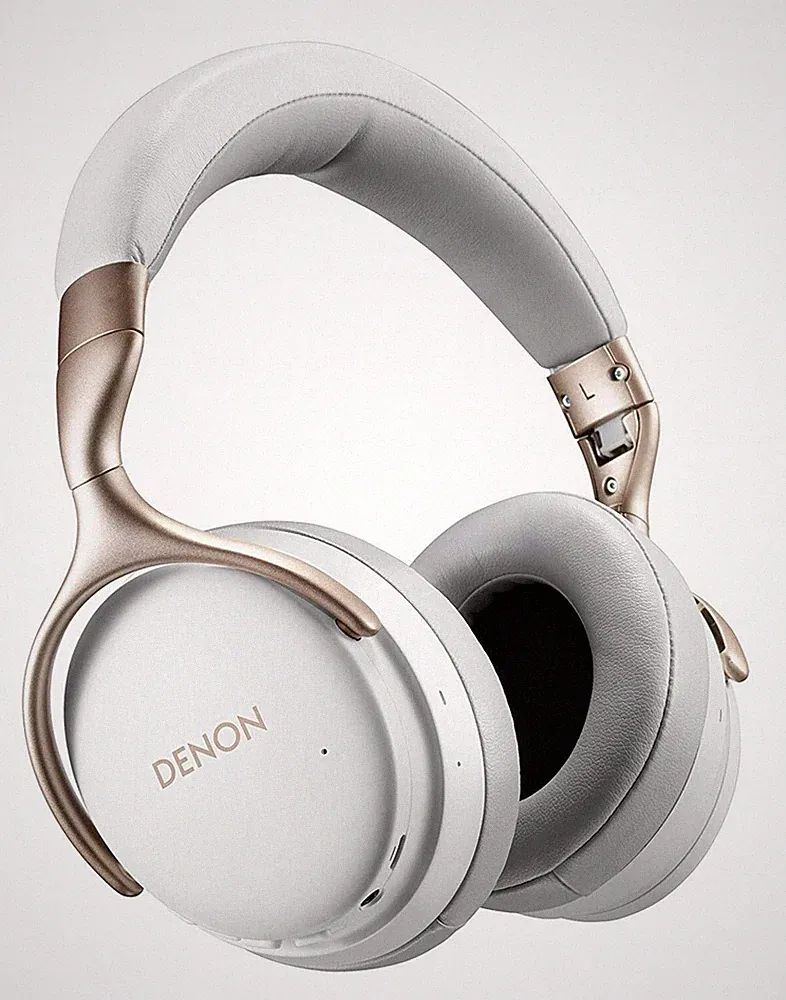 DENON Kabelloser Kopfhörer mit Geräuschunterdrückung AH-GC30 WTEM Weiß Free...