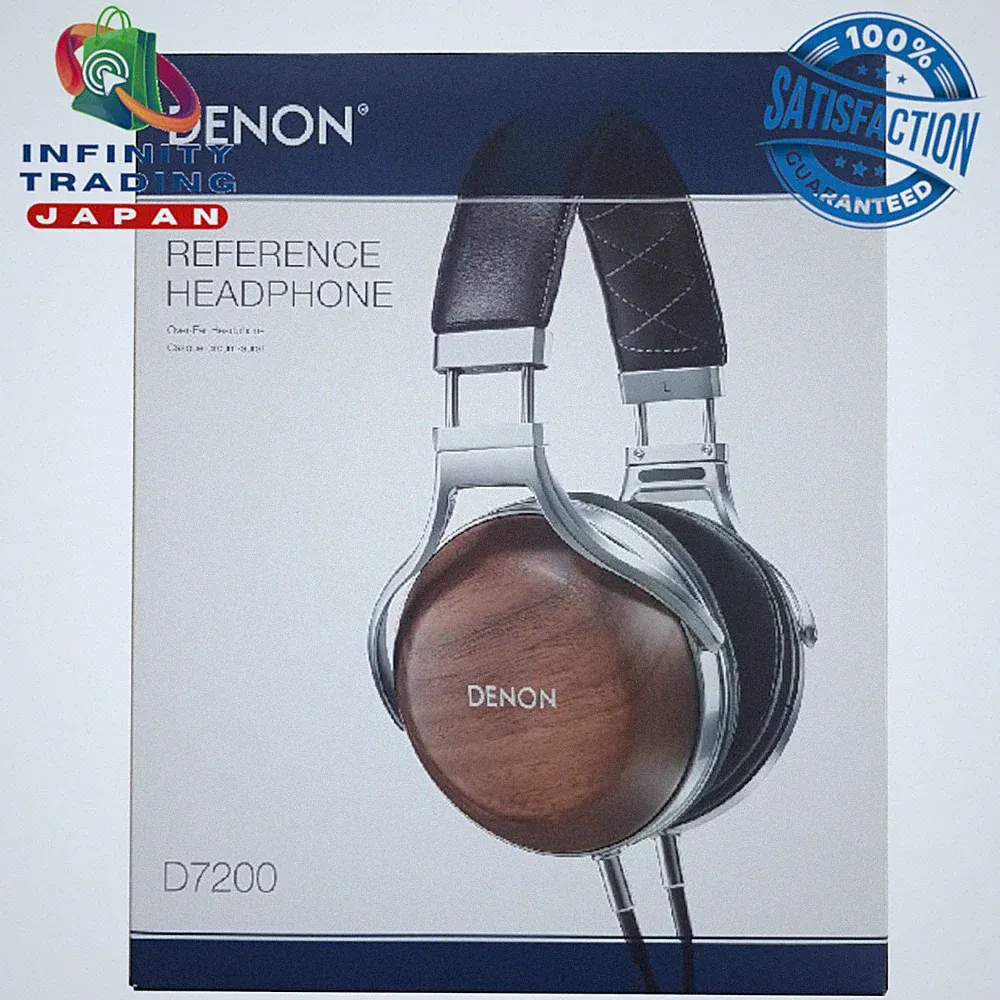 DENON Kopfhörer AH-D7200 Over Ear High Responded Correspondence Holzgehäuse NEU