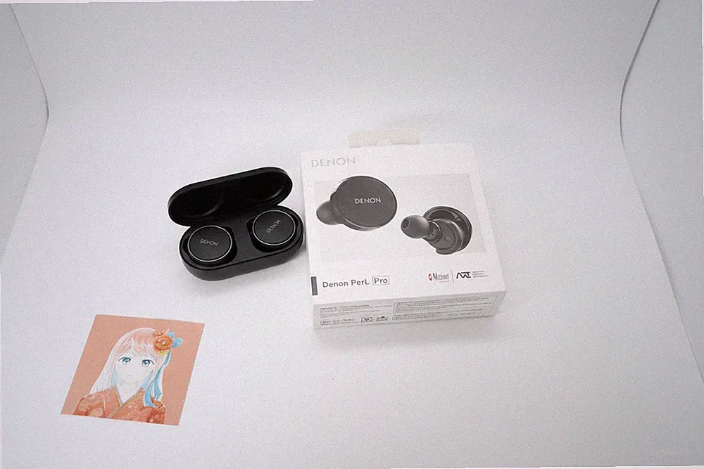 Denon PerL AHC10PLBK True Wireless Earbuds Active Noise Cancelling Schwarz