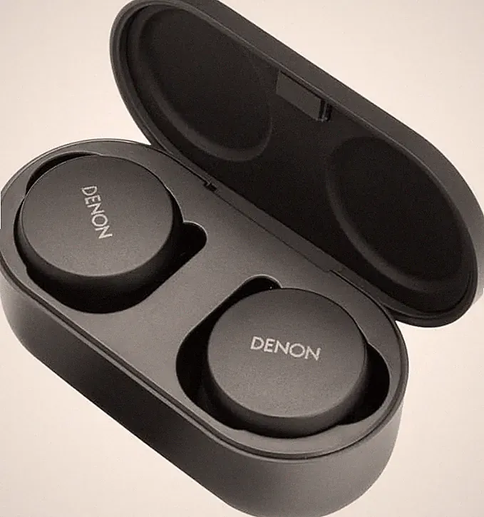 Denon PerL ANC Wireless Earbuds Bluetooth Masimo Tech 24H Akku Schwarz JP