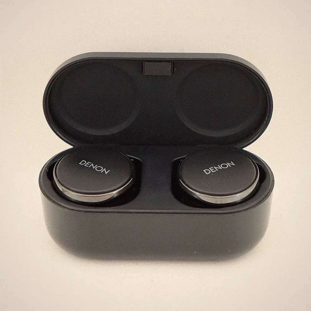 DENON PerL Pro AH-C15PL True Wireless Earbuds Schwarz Getestet Funktioniert...
