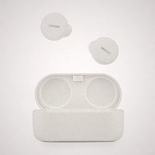 Denon PerL Pro AH-C15PL Wireless Earbuds ANC aptX Lossless Bluetooth 5.3 Weiß
