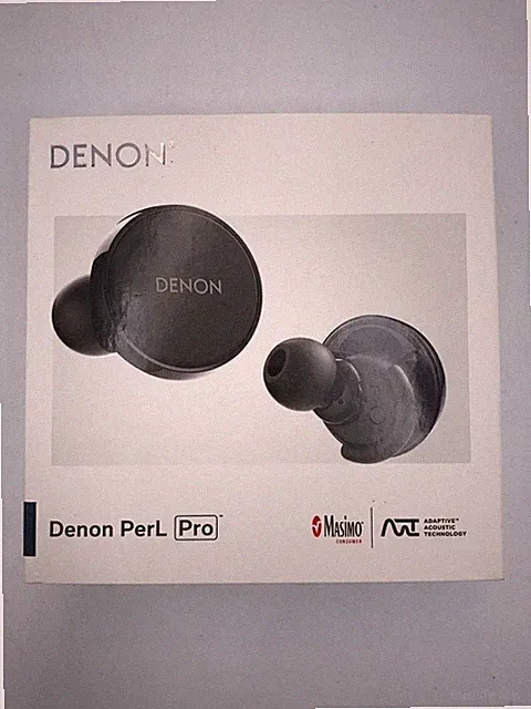 Denon PerL Pro AH-C15PL Wireless Earbuds Noise Cancelling Bluetooth Schwarz...