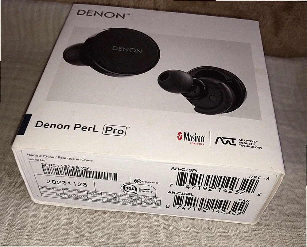 Denon PerL Pro Premium True Wireless Kopfhörer Original Verpackt