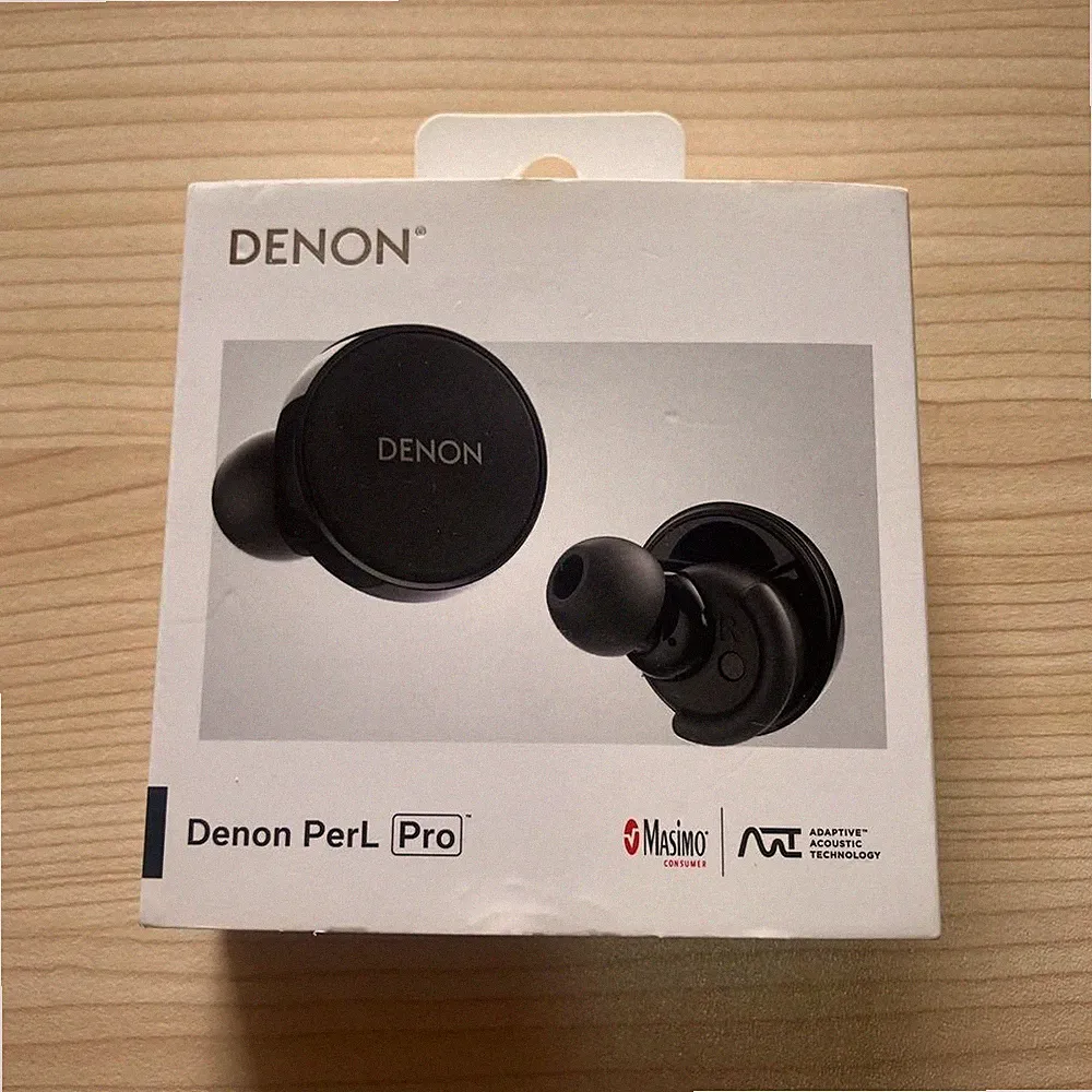 DENON Wireless Earbuds PerL Pro AHC15PLBKEM Noise Cancelling Bluetooth Schwarz