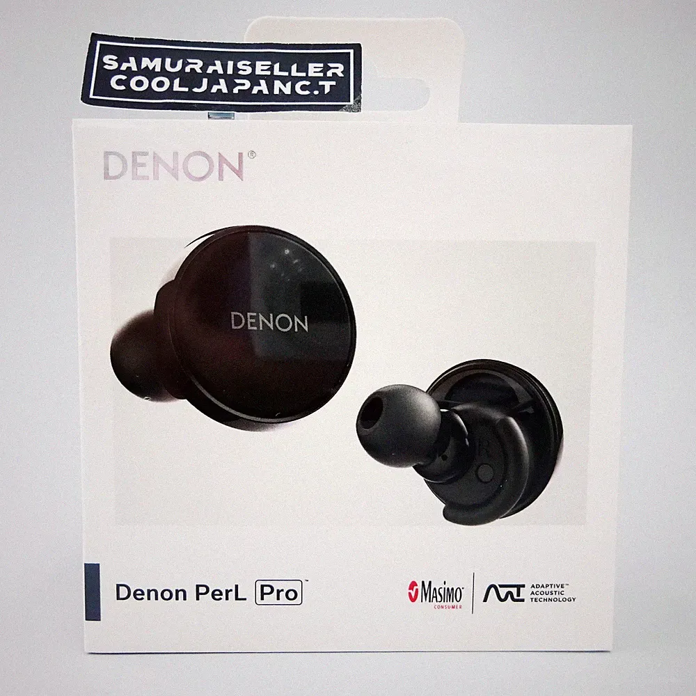 DENON Wireless Earbuds PerL Pro Noise Cancelling Bluetooth Schwarz AHC15PLBKE...