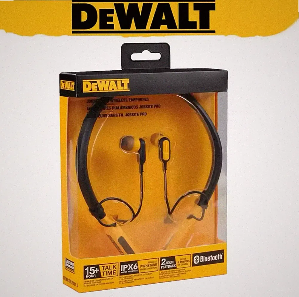 DEWALT 190-2091-DWE Wireless Bluetooth Baustelle Pro Nackenbügel Kopfhörer