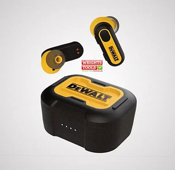 Dewalt 1902092 Jobsite Pro-X1 True Wireless Earbuds mit Ladecase