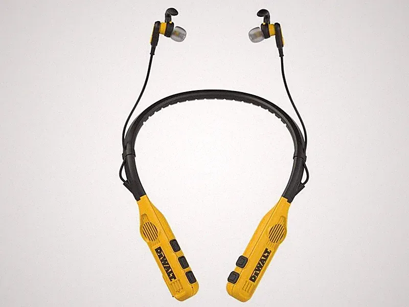 DEWALT Telecoms Baustelle Pro Max Halsband Kopfhörer Eingebaut Lautsprecher