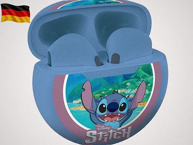 Disney Stitch, Drahtlose Stereo-Kopfhörer, Hohe Klangqualität, Integriertes M