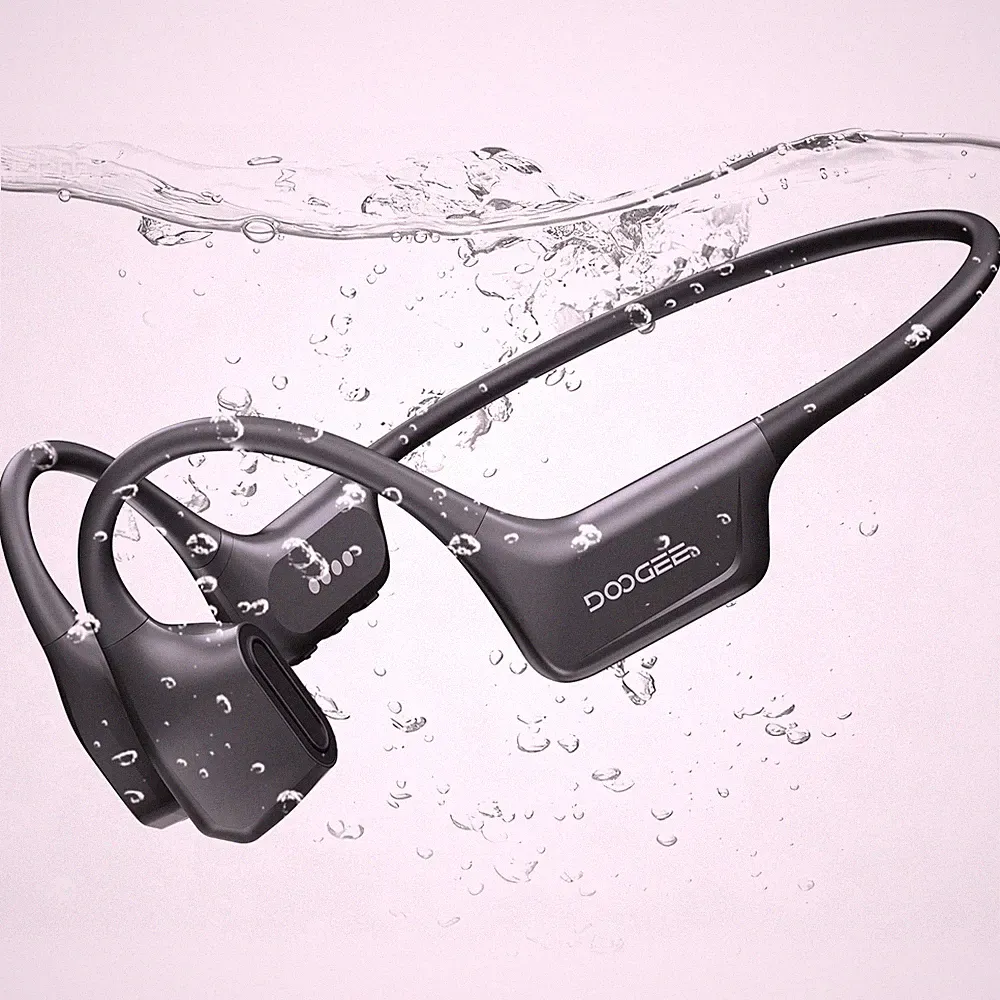 DOOGEE Schwimmen Leitung Kopfhörer Open-Ear Bluetooth drahtlose Sport-Kopfhörer