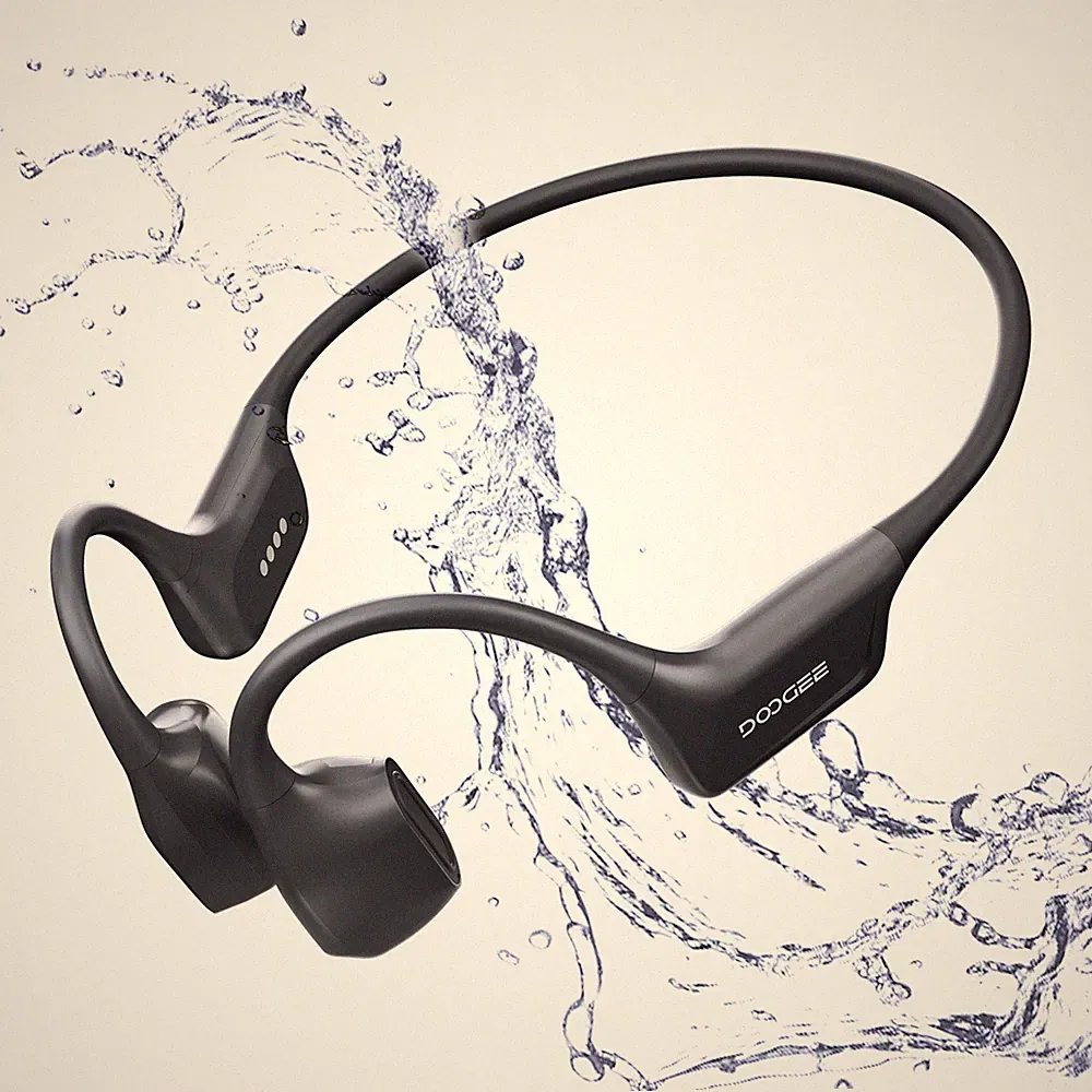 DOOGEE Schwimmen Leitung Kopfhörer Open-Ear Bluetooth drahtlose Sport-Kopfhörer