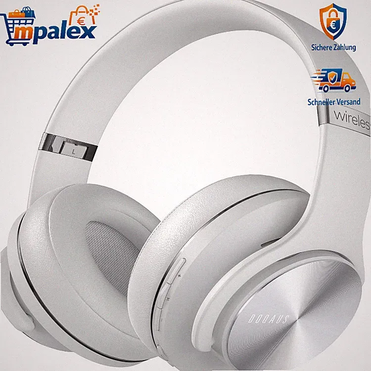 DOQAUS Bluetooth Kopfhörer Over Ear 3 EQ-Modi 90 Std Musik