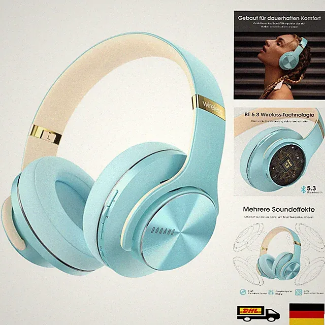 DOQAUS Care 1 Bluetooth Kopfhörer Over Ear 3 EQ-Modi