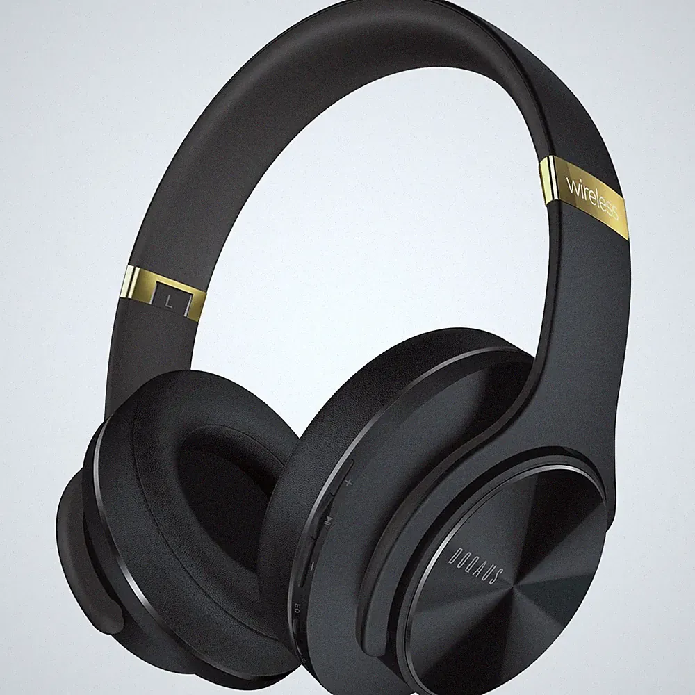 DOQAUS Kopfhörer Kabellos Bluetooth Bis zu 90 Std HiFi Stereo Kopfhörer Over Ear