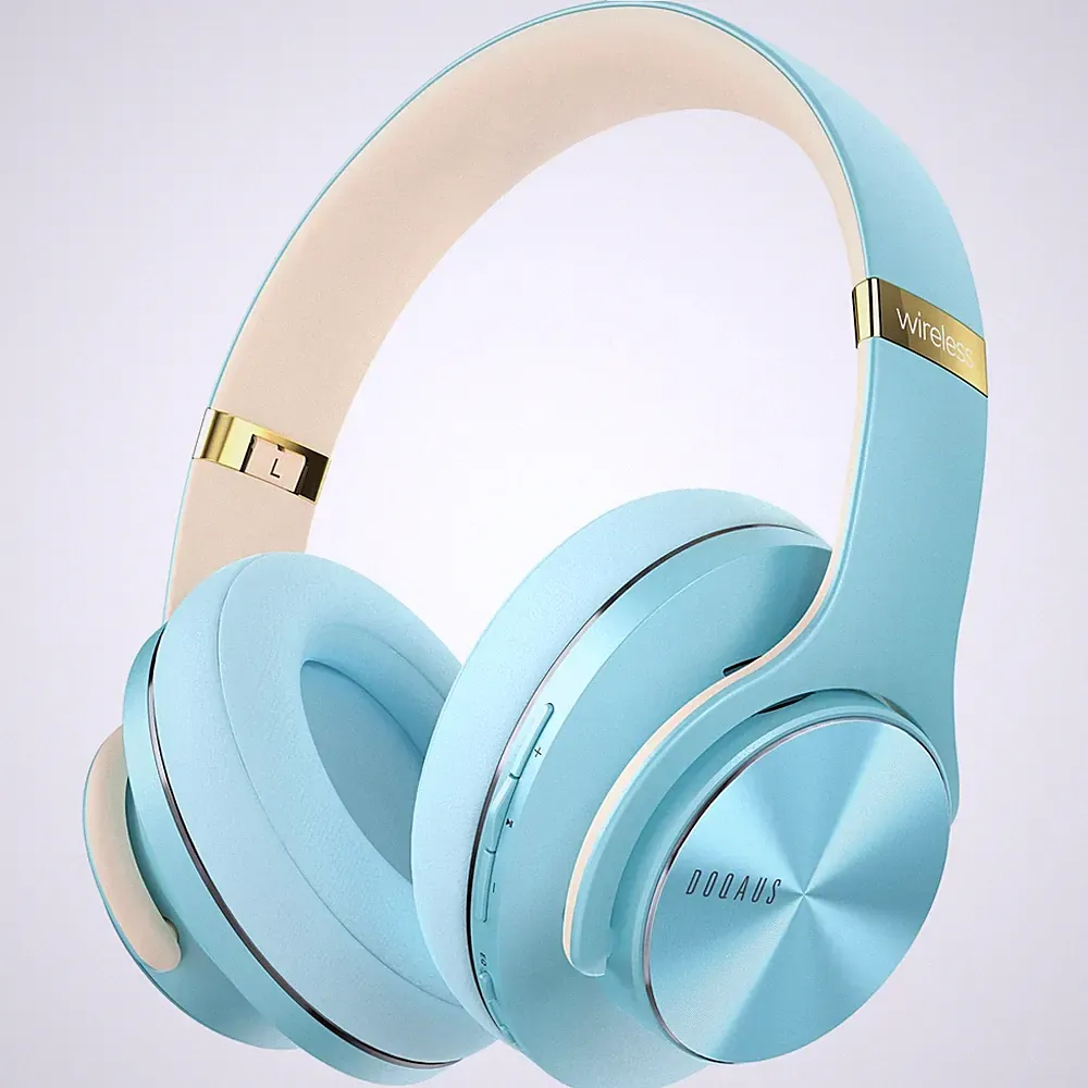 DOQAUS Kopfhörer Kabellos Bluetooth Over Ear App Steuerung 90 Std Akku 9 EQ Modi