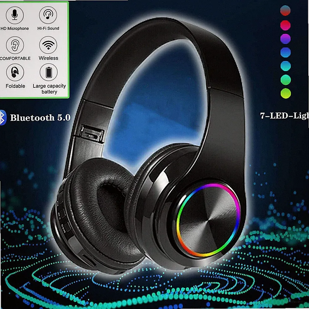 Drahtlose Kopfhörer Stereo On Ear Drahtlose Kopfhörer Bluetooth 5.0 für TV MP3.