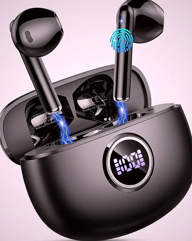 Drsaec Bluetooth Kopfhörer, 6D Tiefer Bass In Ear Kopfhörer Kabellos Bluetooth 2