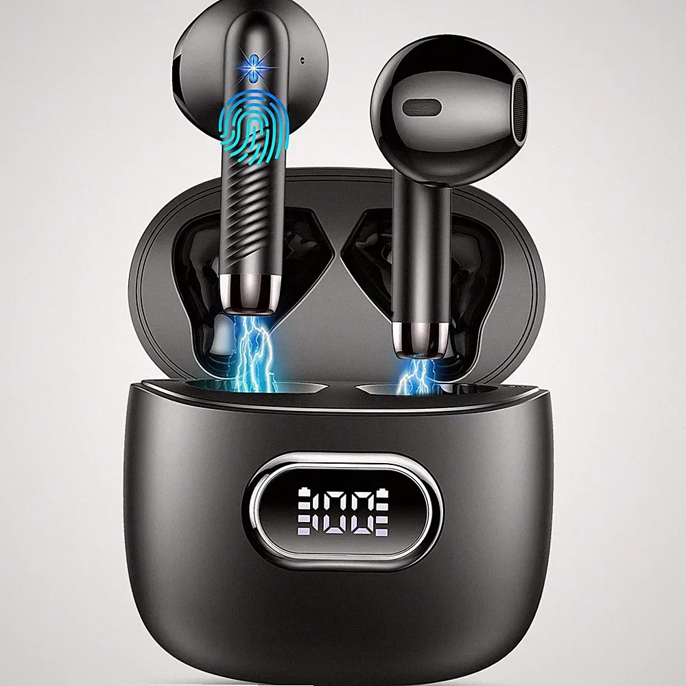 Drsaec J52 Bluetooth Kopfhörer Kabellos In Ear mit 4 HD Mikrofonen, 42 Std, ENC