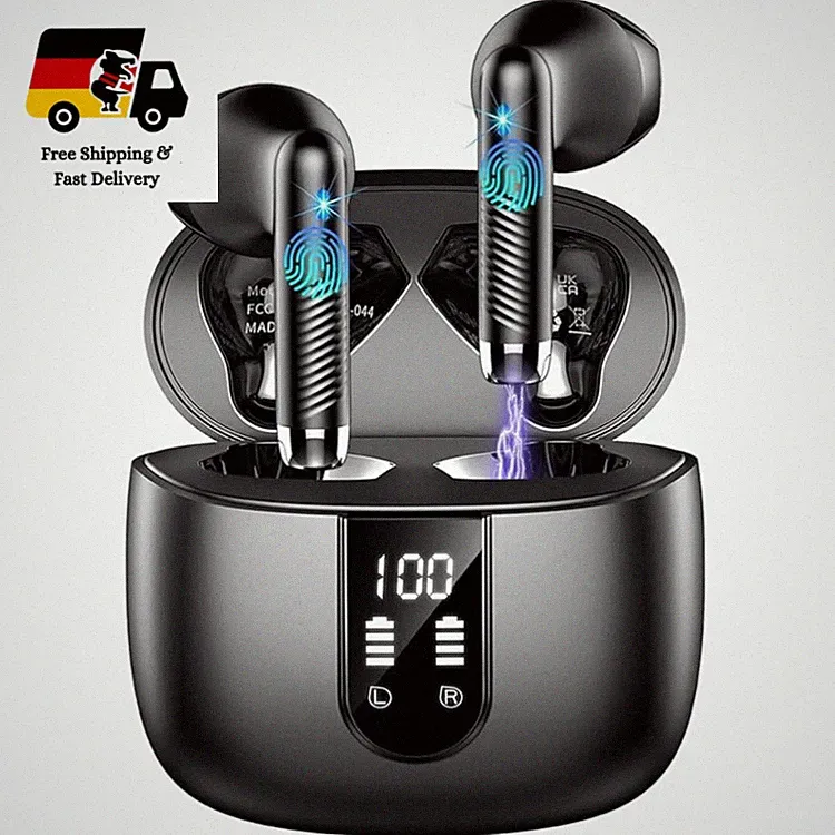 Drsaec J55 Bluetooth 5.4 Kopfhörer In Ear mit 4 ENC Mic, , 56 Std, USB-C