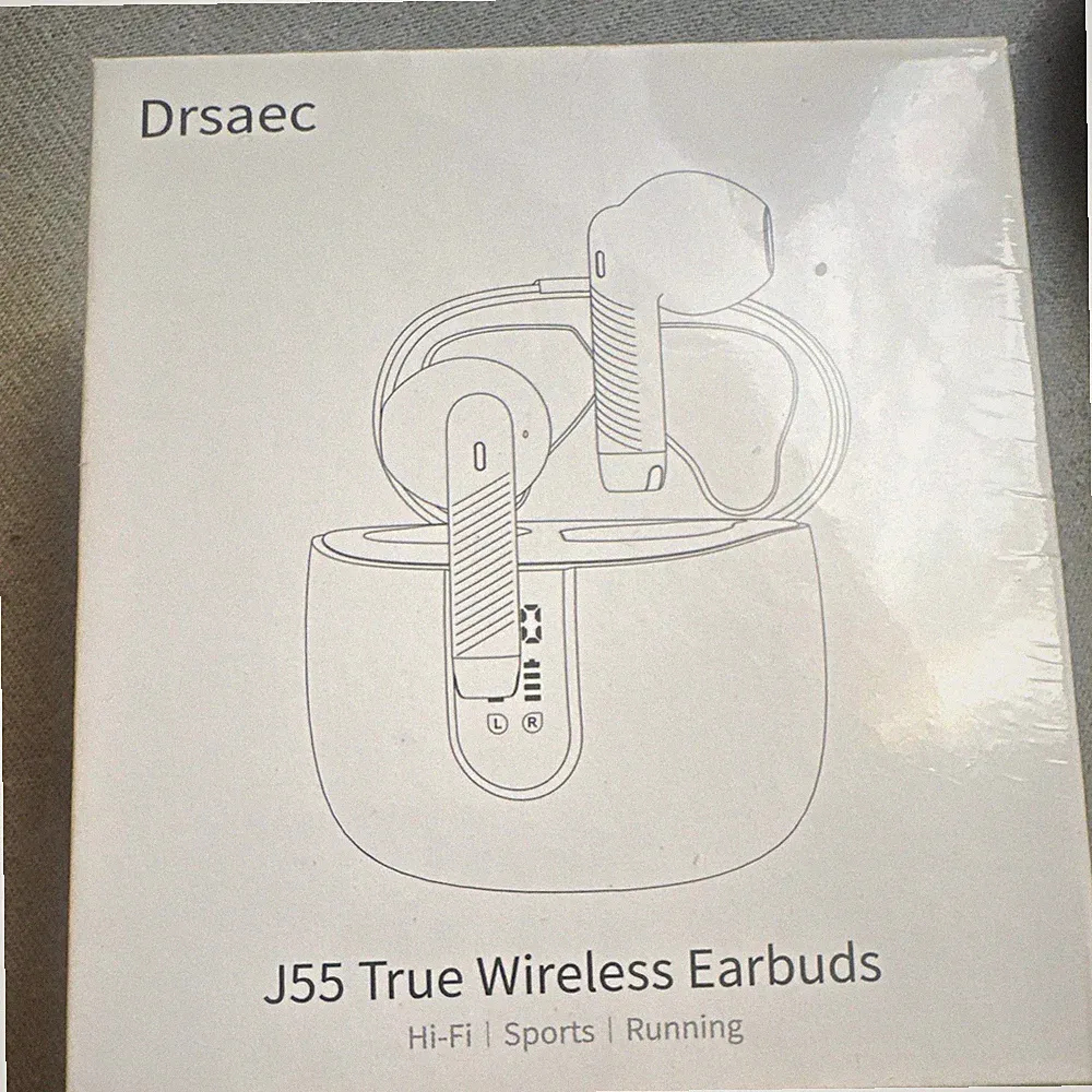 Drsaec J55 True Wireless In-Ear Kopfhörer Bluetooth Kabellos Weiß