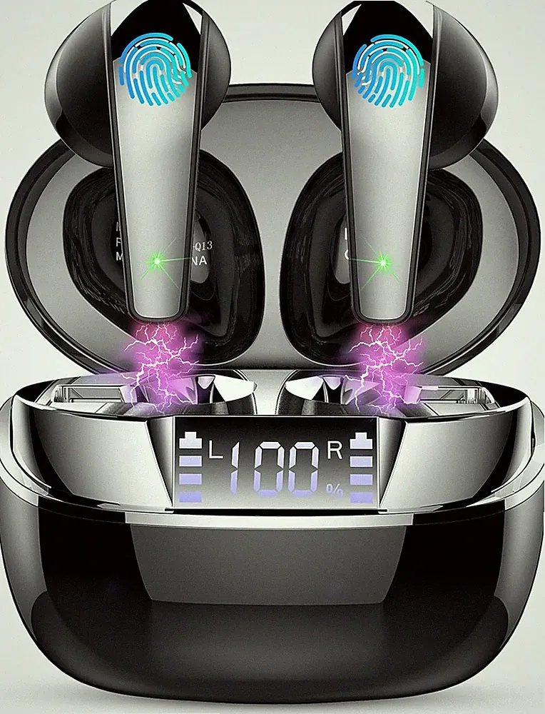 Drsaec Q13 Bluetooth Kopfhörer In Ear 5.3 mit 4 ENC Mic, Noise Cancelling Earbud
