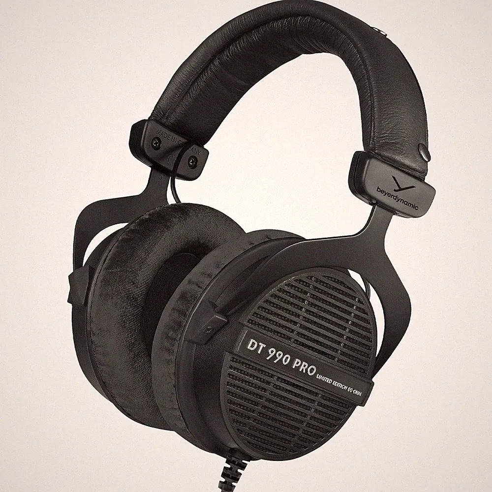 DT 990 PRO Einseitiger kabelgebundener On Ear Studio Kopfhörer 80 Ohm schwarz