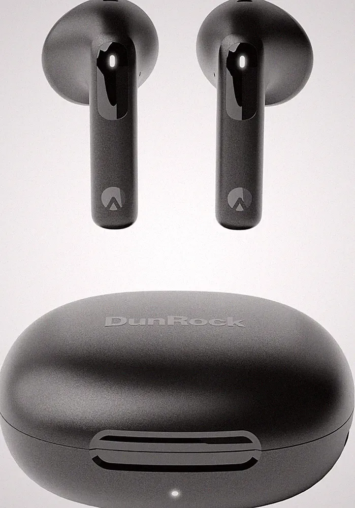 DunRock Semi In-Ear Kopfhörer Bluetooth 5.4 – Kabellose Ohrhörer mit Hybrid-ANC