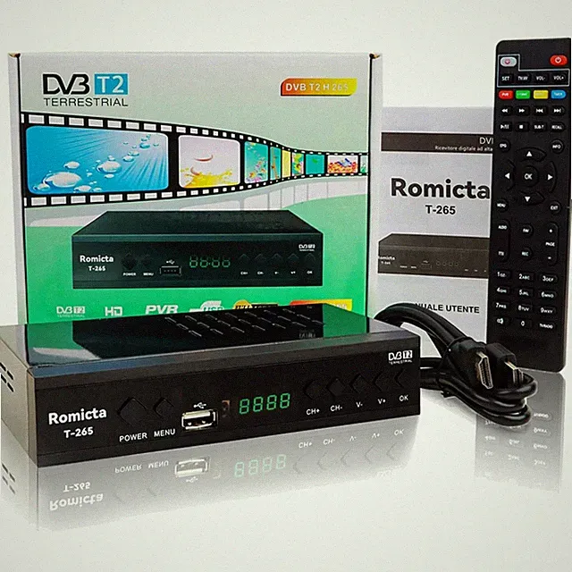 DVB-T2 Kabel-Receiver H265 Full HD USB HDMI PVR Fernseher Decoder