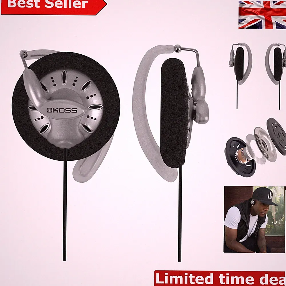 Dynamic Sound Koss Ksc75 On-Ear Kopfhörer | Vielseitiger Musik Reisebegleiter