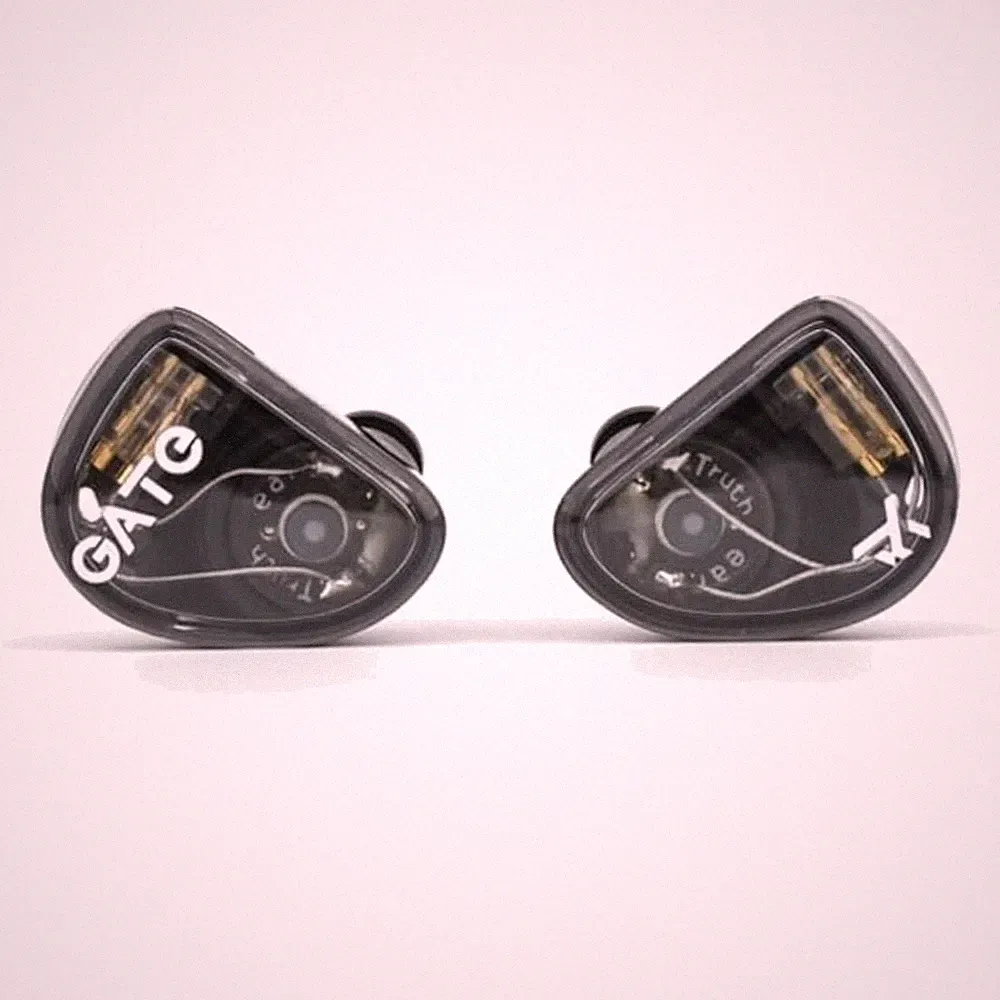 Dynamische Treiber In-Ear-Kopfhörer, 3,5 mm, austauschbares Kabel, Schwarz