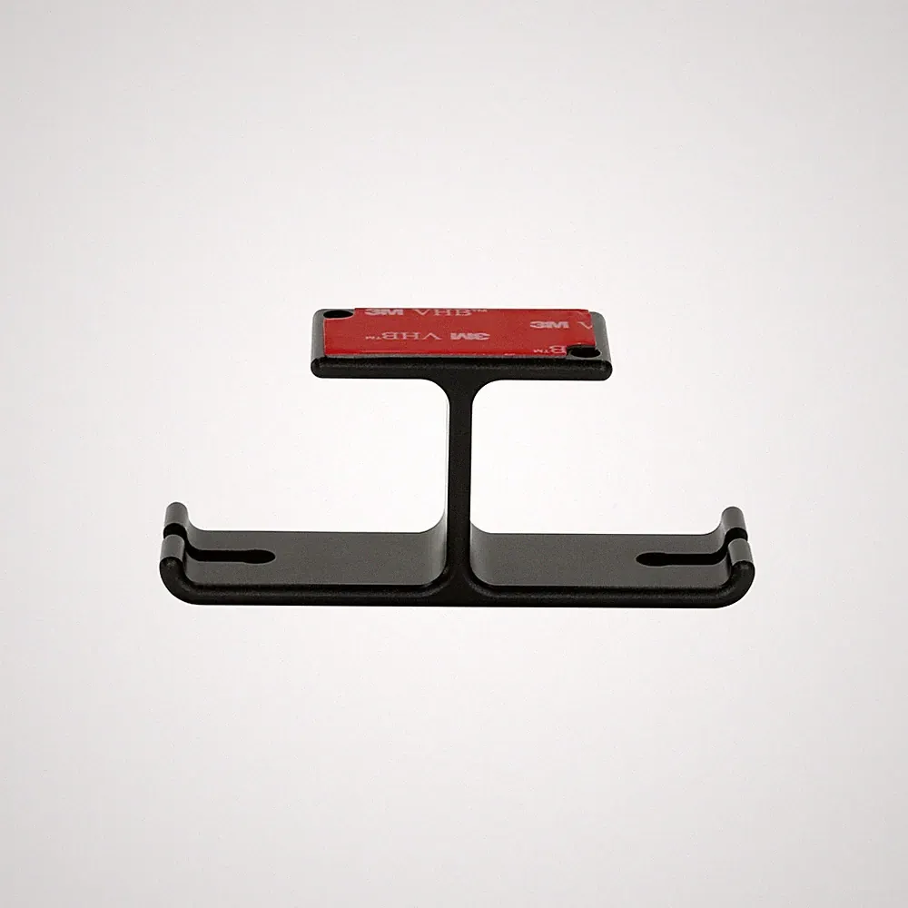Dynavox Duo Kopfhörer Aufhänger PC Kopfhörerhalter Aluminium Halterung schwarz