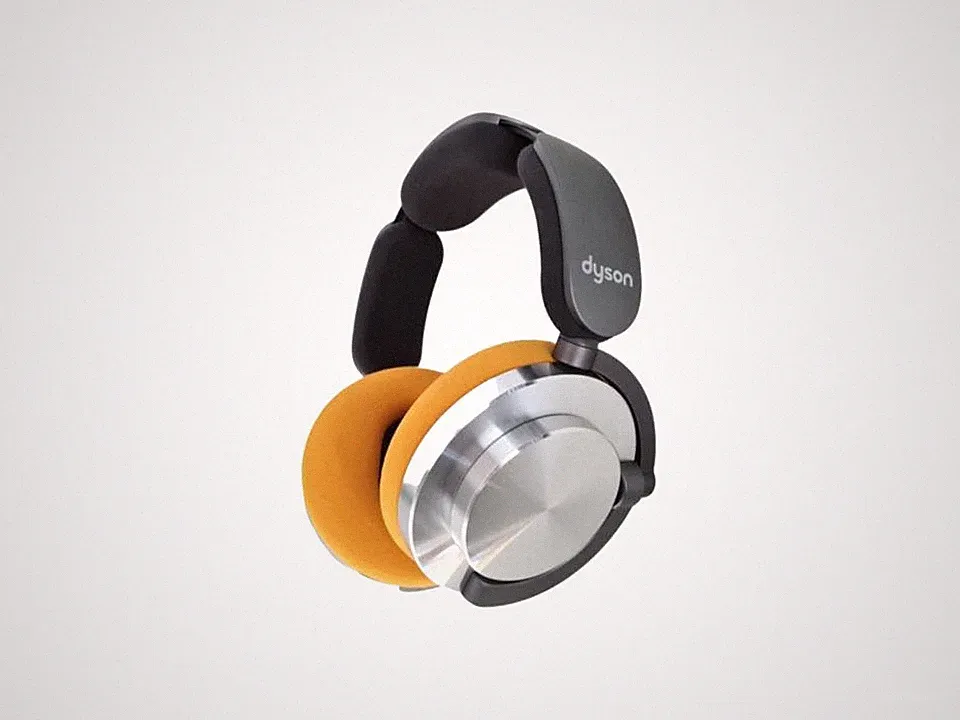 DYSON OnTrac Over-Ear-Kopfhörer Bluetooth ANC USB-C Gelb/Aluminium B-WARE