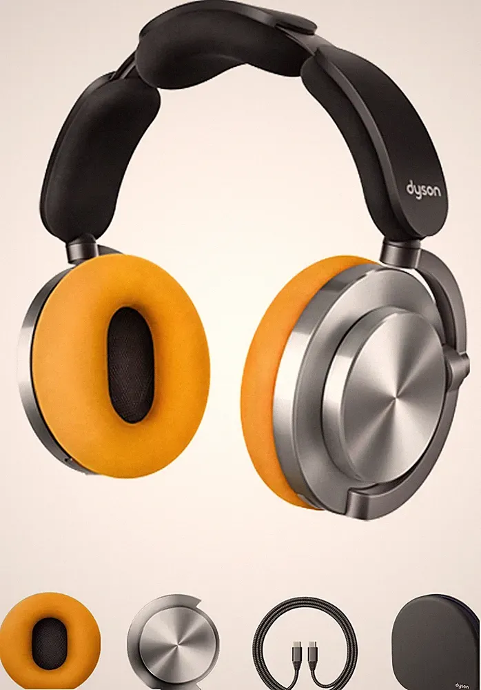 DYSON OnTrac™ Over-Ear-Kopfhörer, gelb/aluminium - B-Ware sehr gut
