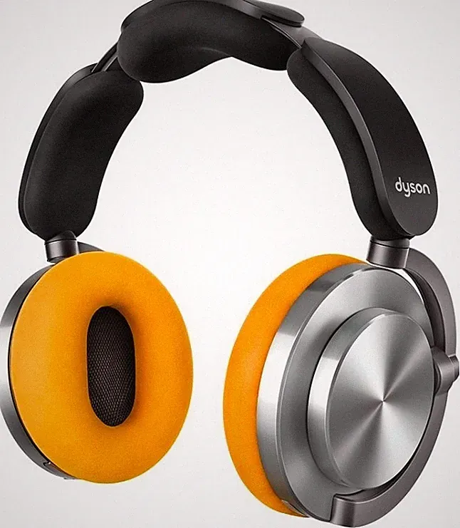 Dyson OnTrac Over-ear Kopfhörer Gelb/Aluminium Headset Bluetooth