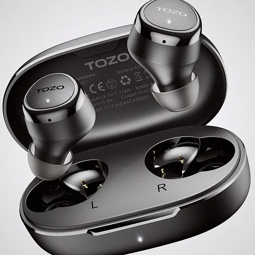 E1 Bluetooth 5.3 In Ear Kopfhörer mit APP – 30 Std Akkulaufzeit Noise Cancelling
